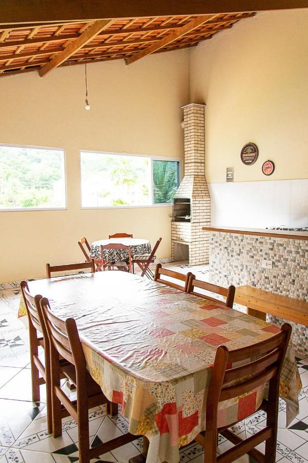 Incrivel Casa Com Churrasqueira Em Ubatuba, Sp Exterior foto